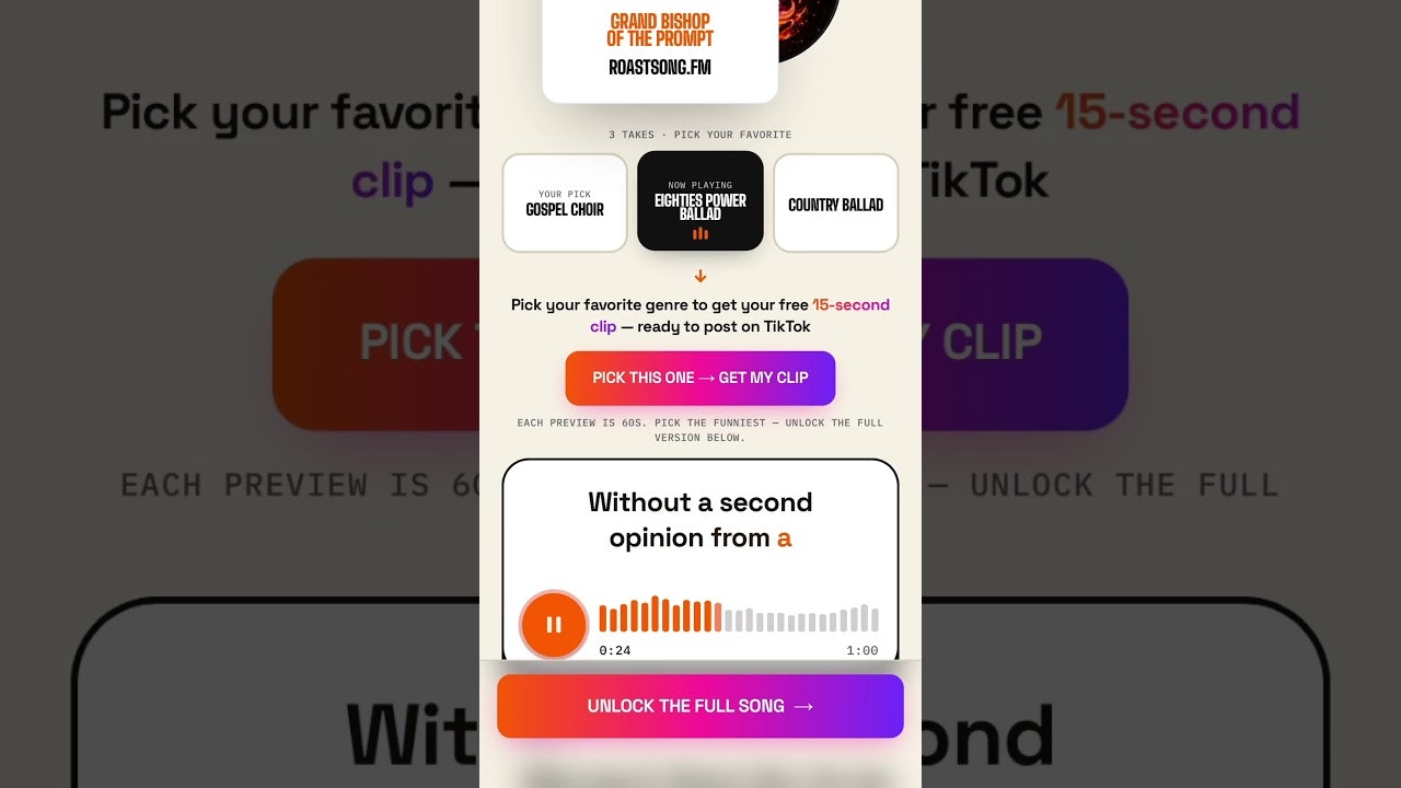 RoastSong.fm gallery image