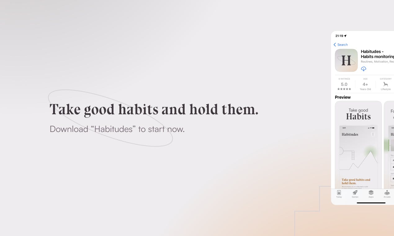 Habitudes - Elegant habit monitoring app media 1