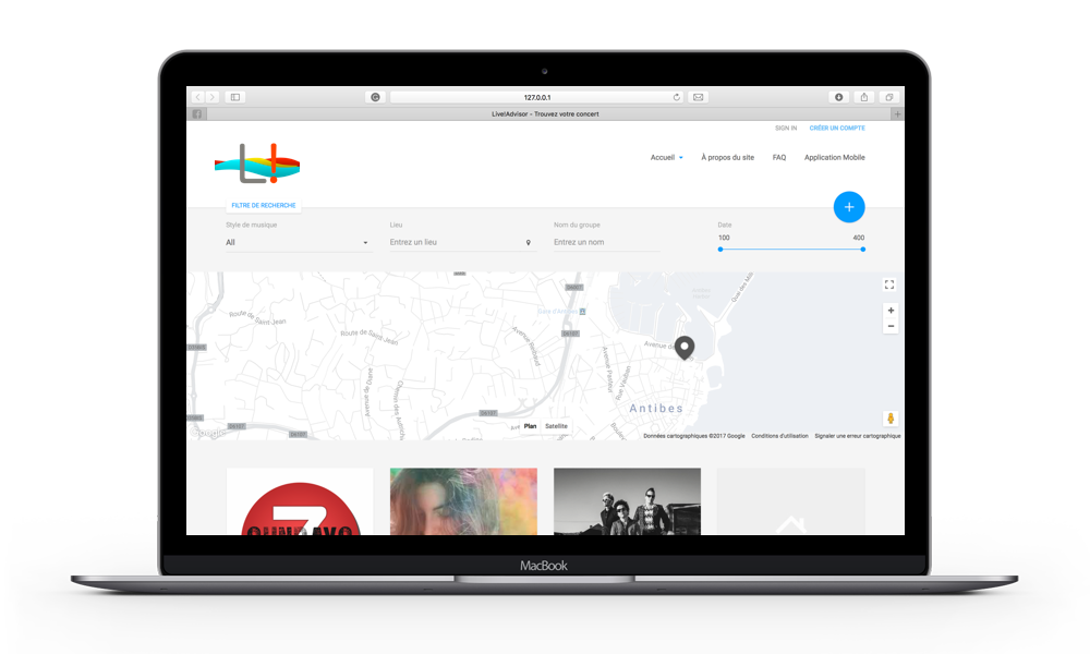 Live! Music Web App gallery image