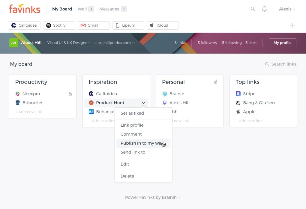 Favinks gallery image