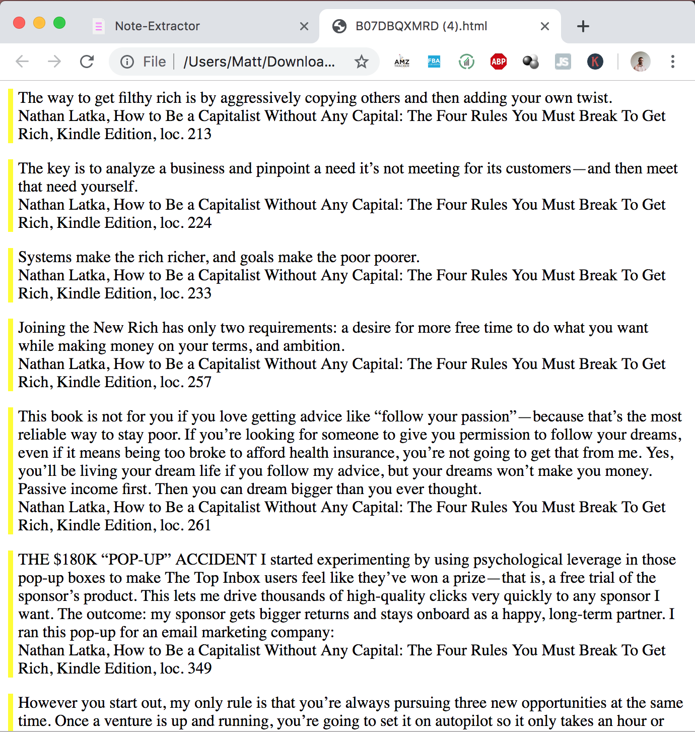 Note Extractor for Kindle gallery image