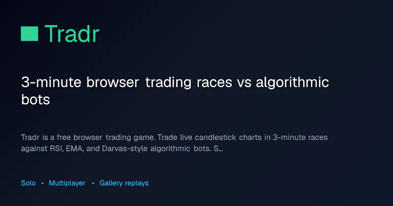 Tradr screenshot 2