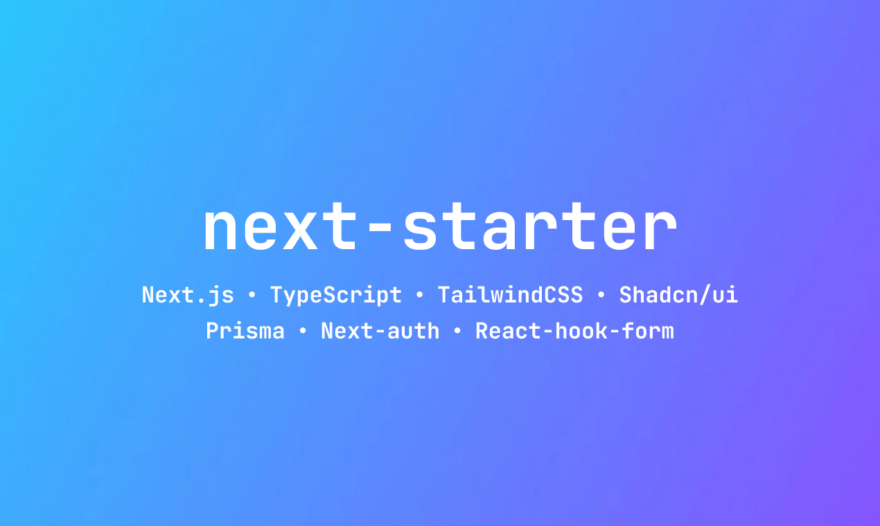 Next.js starter template media 1