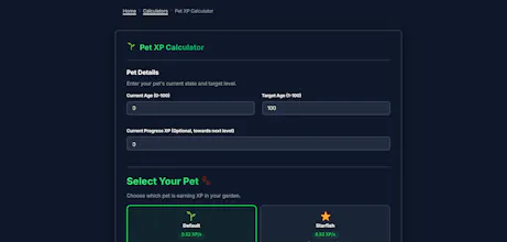 Grow a Garden Calculator gallery image
