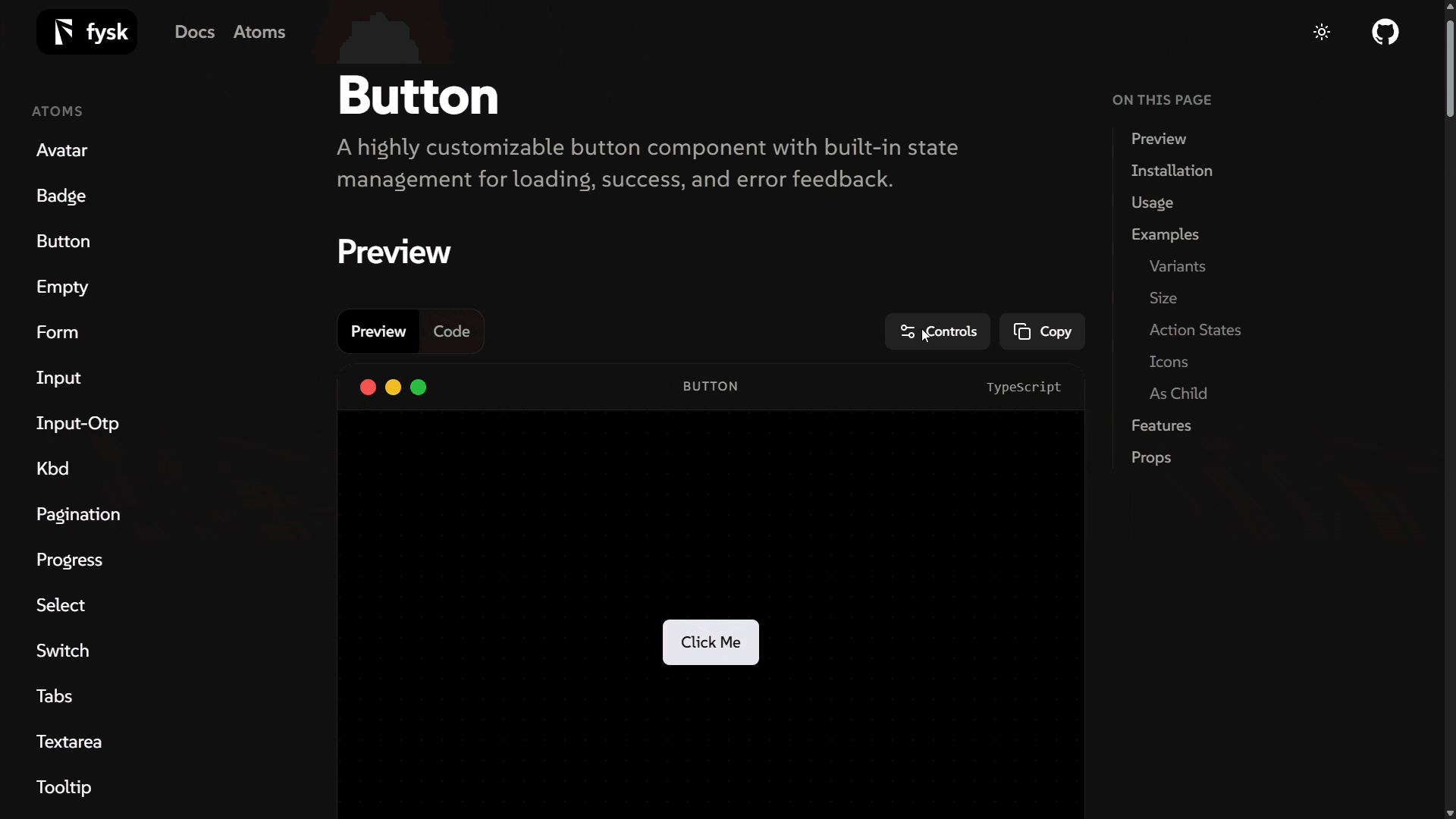 Fysk - Smart UI Library - Screenshot 4 showing product features and functionality
