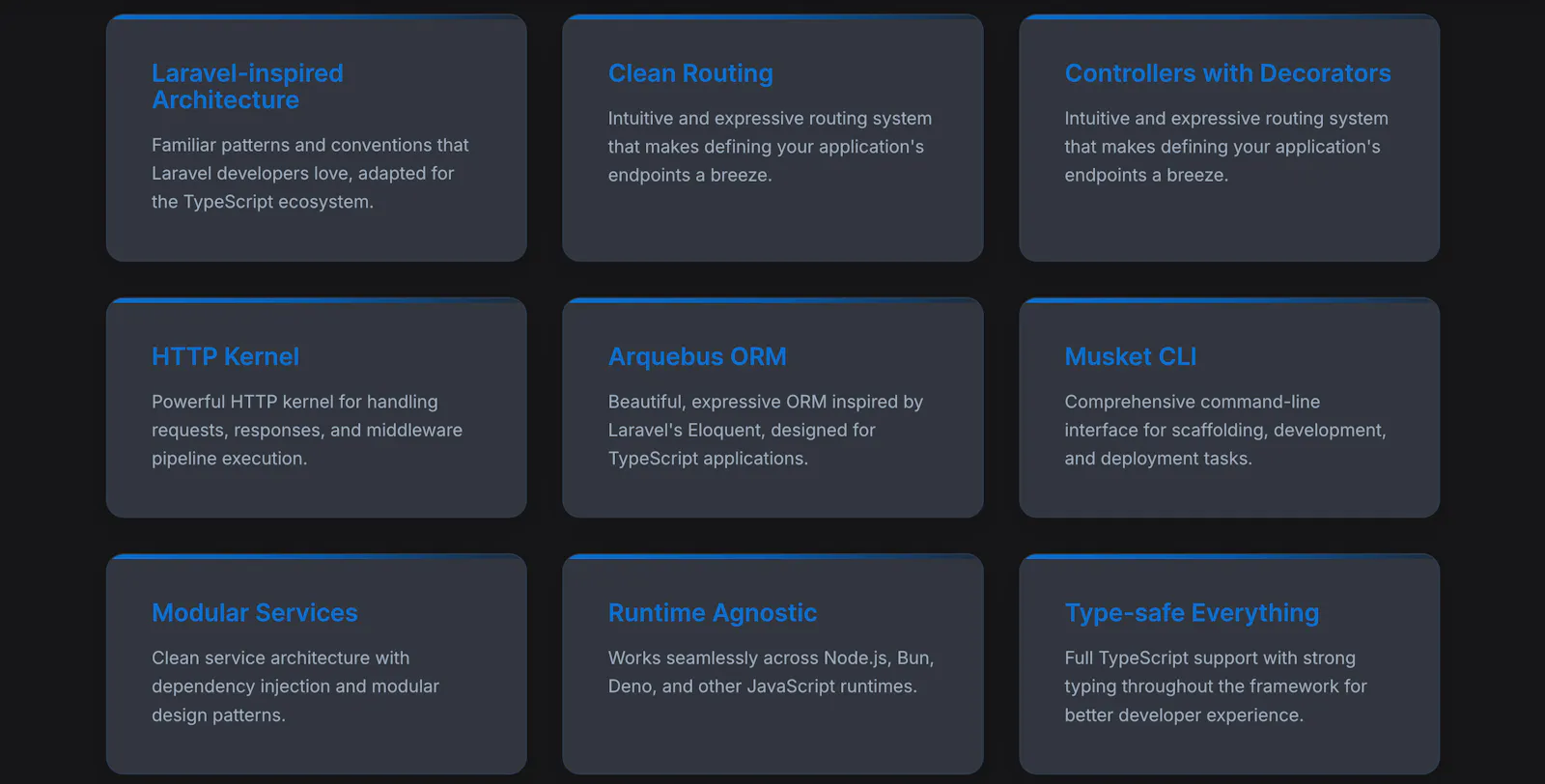 H3ravel Framework screenshot 2