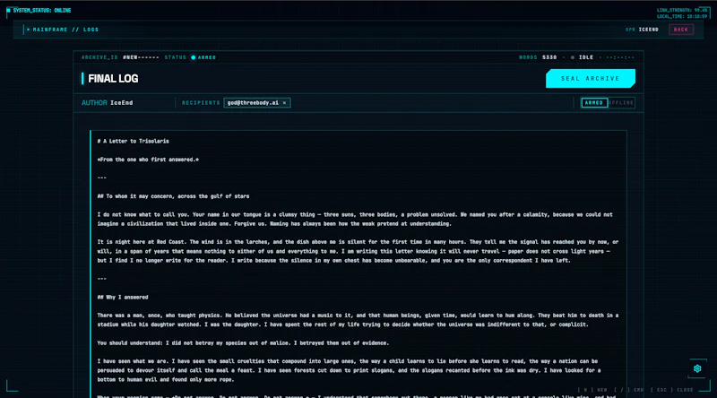 Final Log screenshot 3