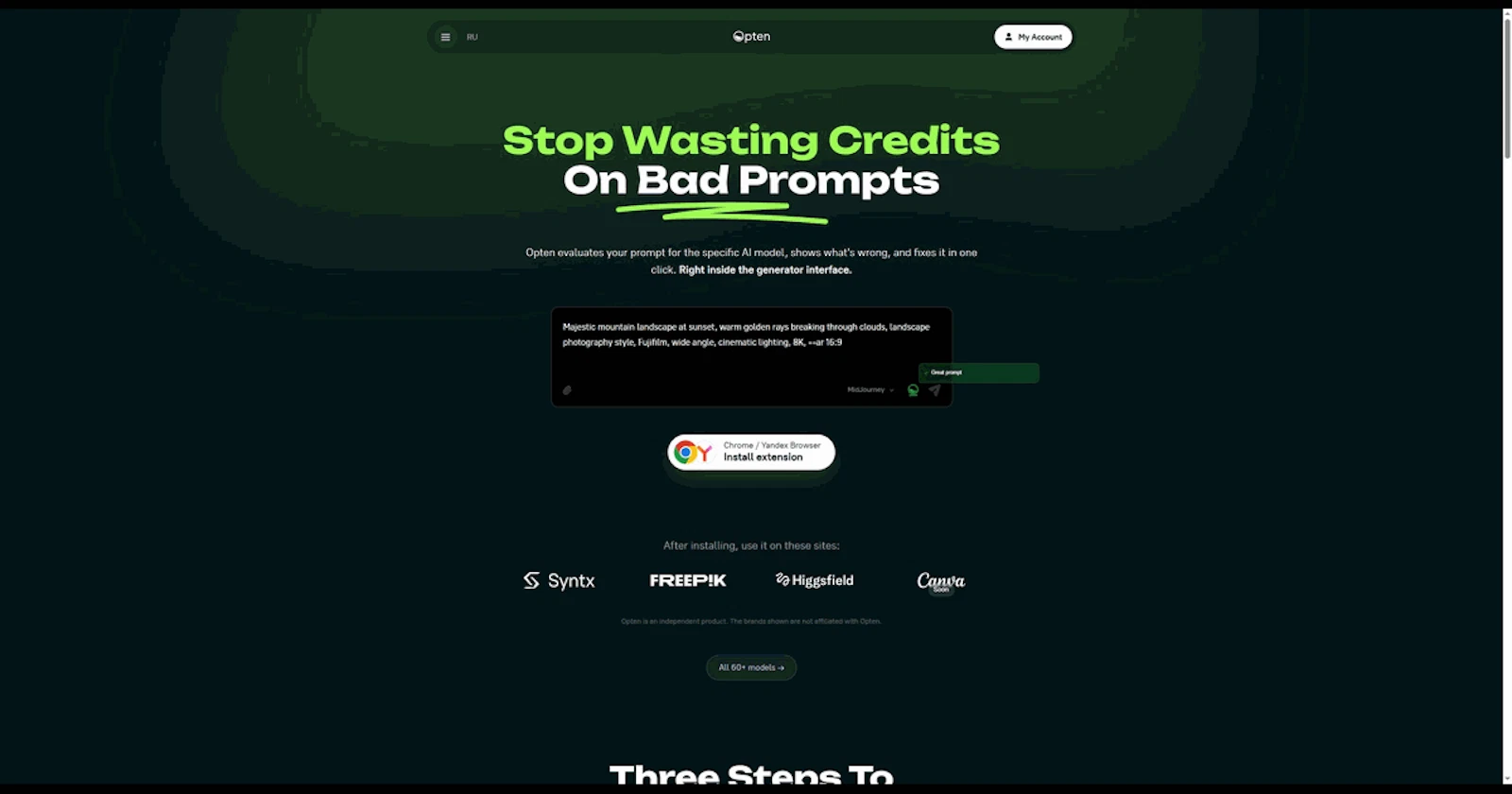 Opten: AI Image & Video Prompt Optimizer screenshot 5