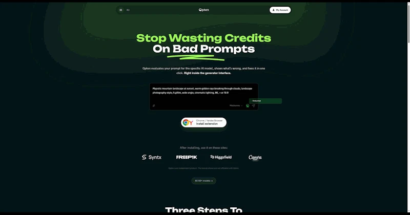 Opten: AI Image & Video Prompt Optimizer screenshot 5