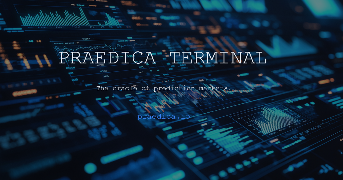 Praedica — Prediction Market Terminal gallery image