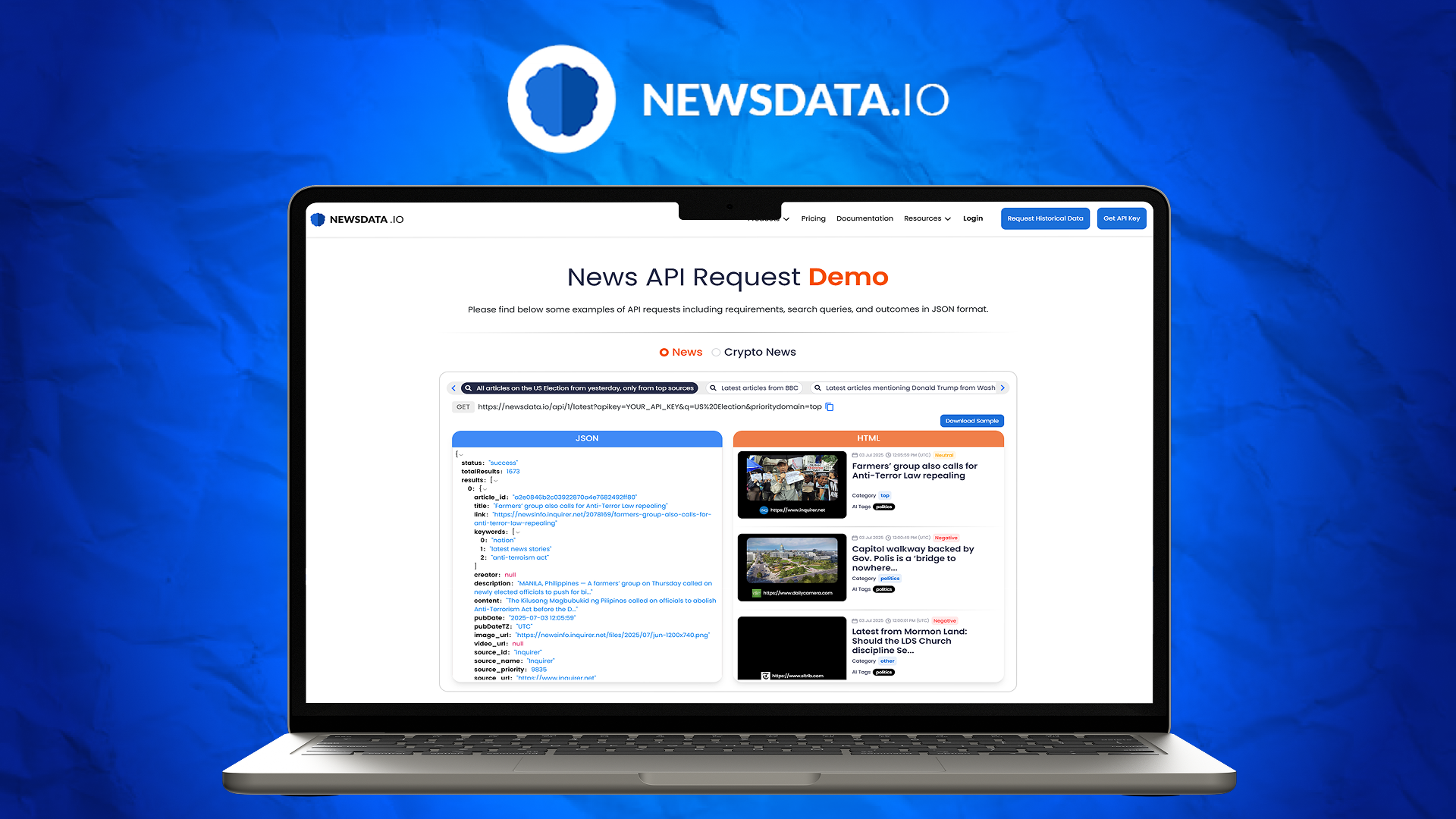 Newsdata.io News API gallery image
