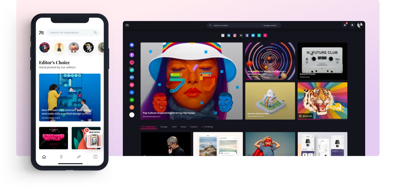 Muzli Inspiration gallery image