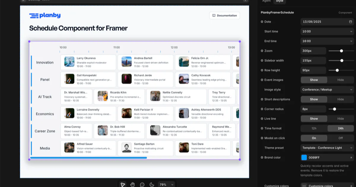 Planby For Framer gallery image