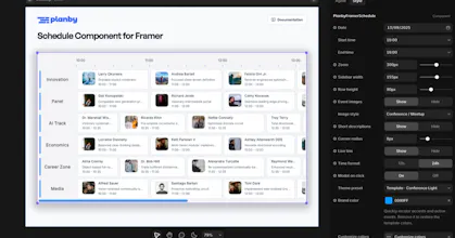 Planby For Framer gallery image
