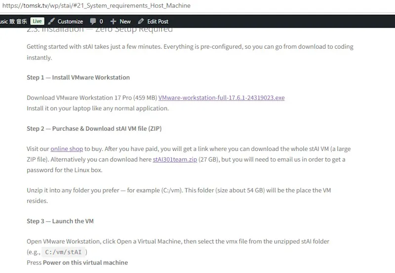 stAI: your Full‑Stack AI Dev Machine screenshot 1