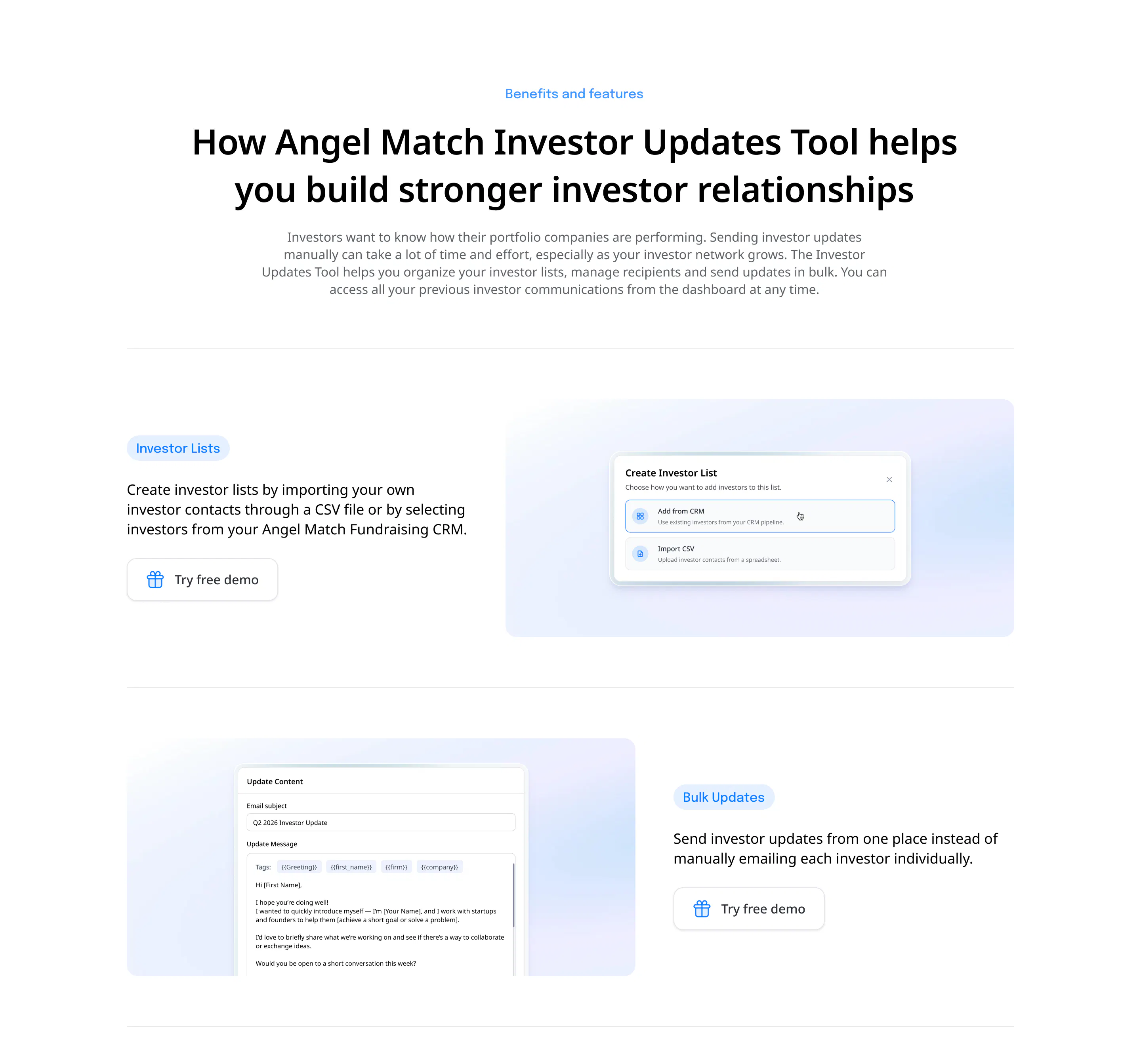 Investor Updates gallery image
