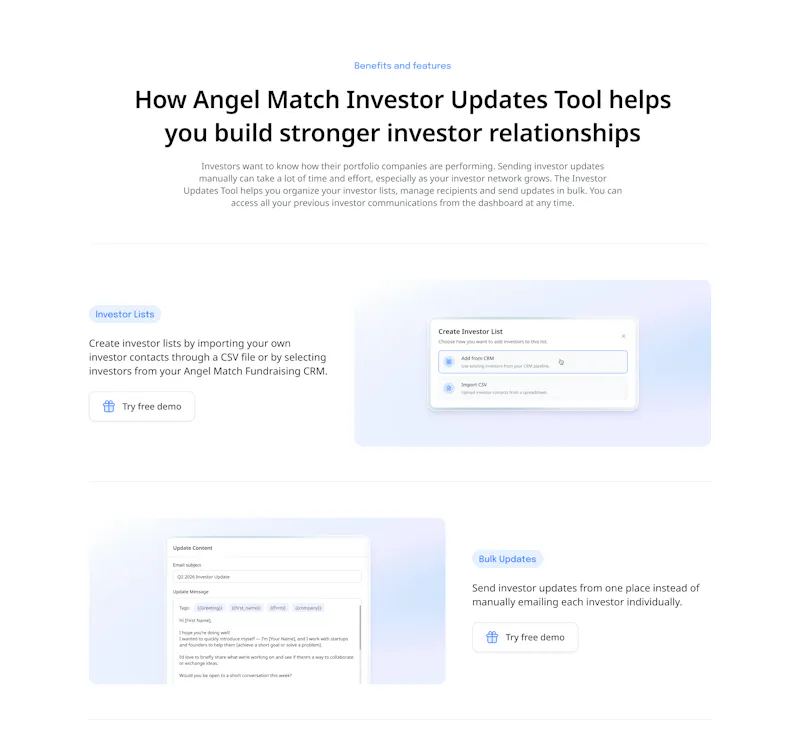 Investor Updates screenshot 3