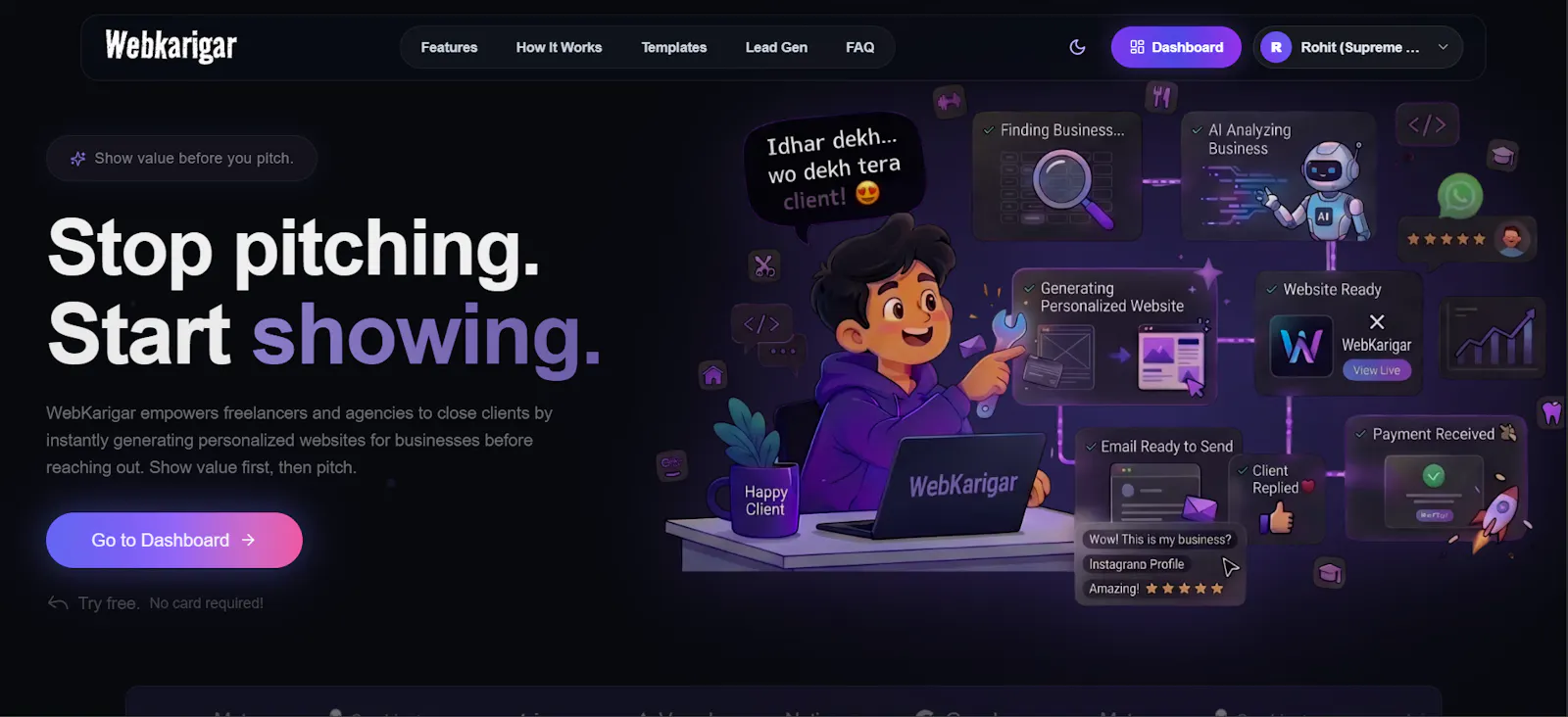 WebKarigar screenshot 1