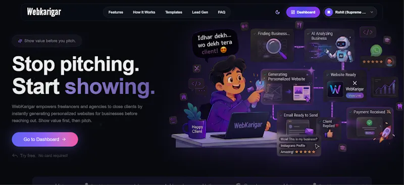 WebKarigar screenshot 1