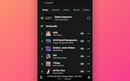 Stress reliving Music Player media 2