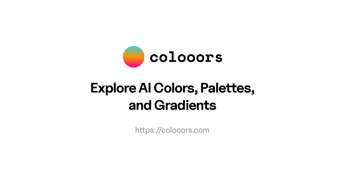 وسائط colooors - مصدر إلهام للألوان واللوحات والتدرجات وتصميمات الويب. 4