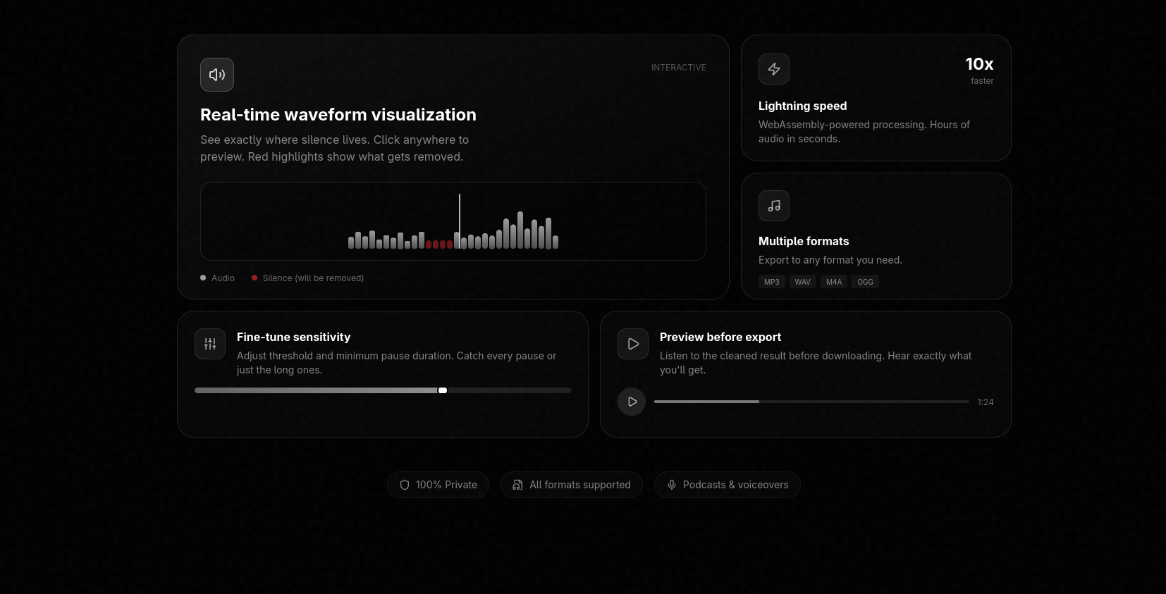 SilentCut  - Screenshot 3 showing product features and functionality