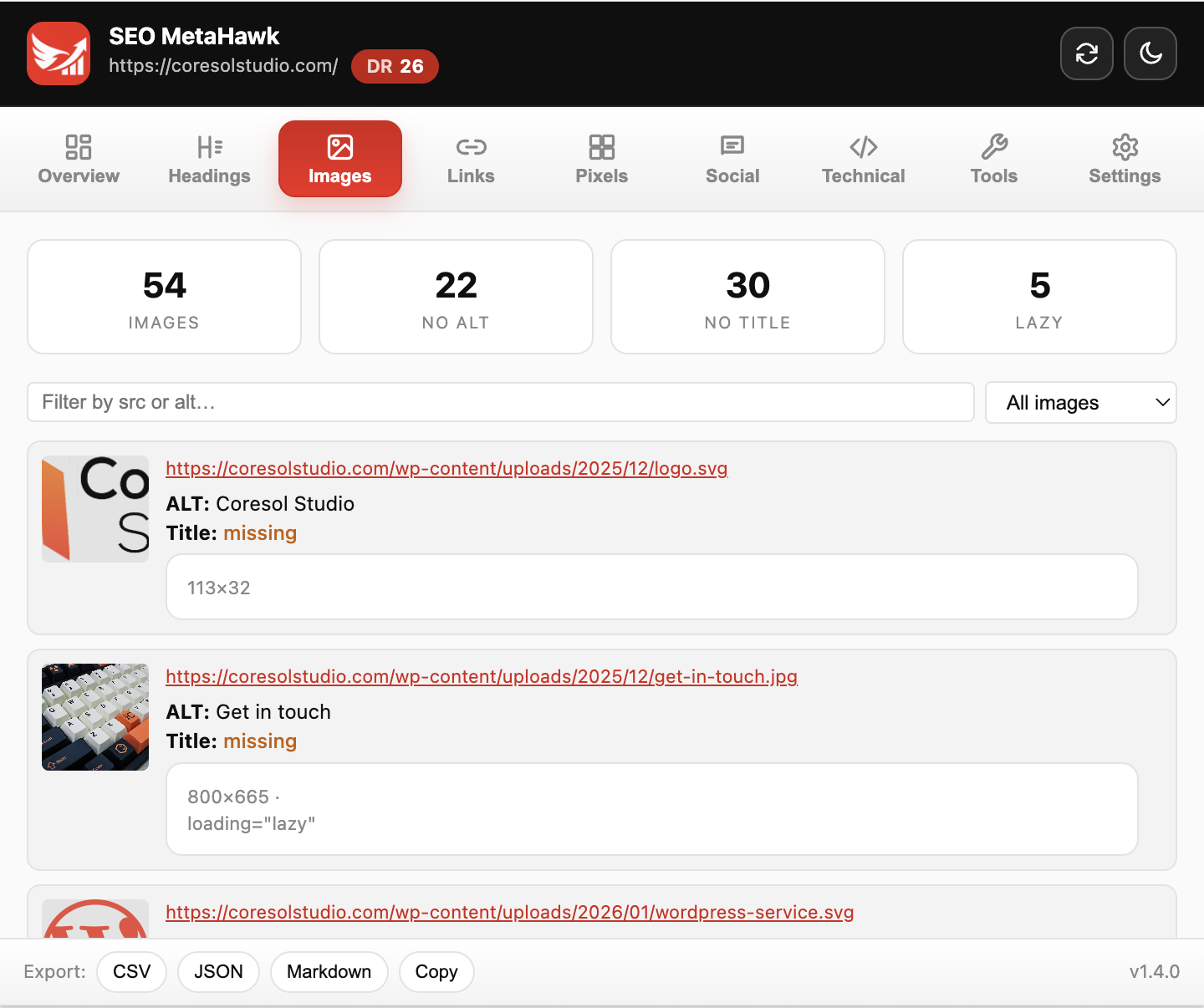SEO MetaHawk gallery image