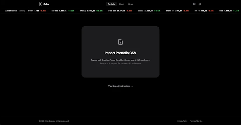 Celex Strategy Portfolio Tracker screenshot 1