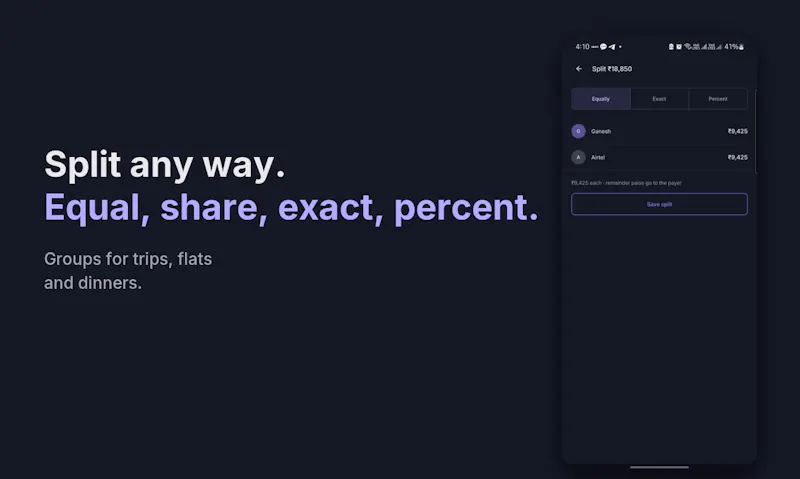 FairOwe: Expense & Split screenshot 4