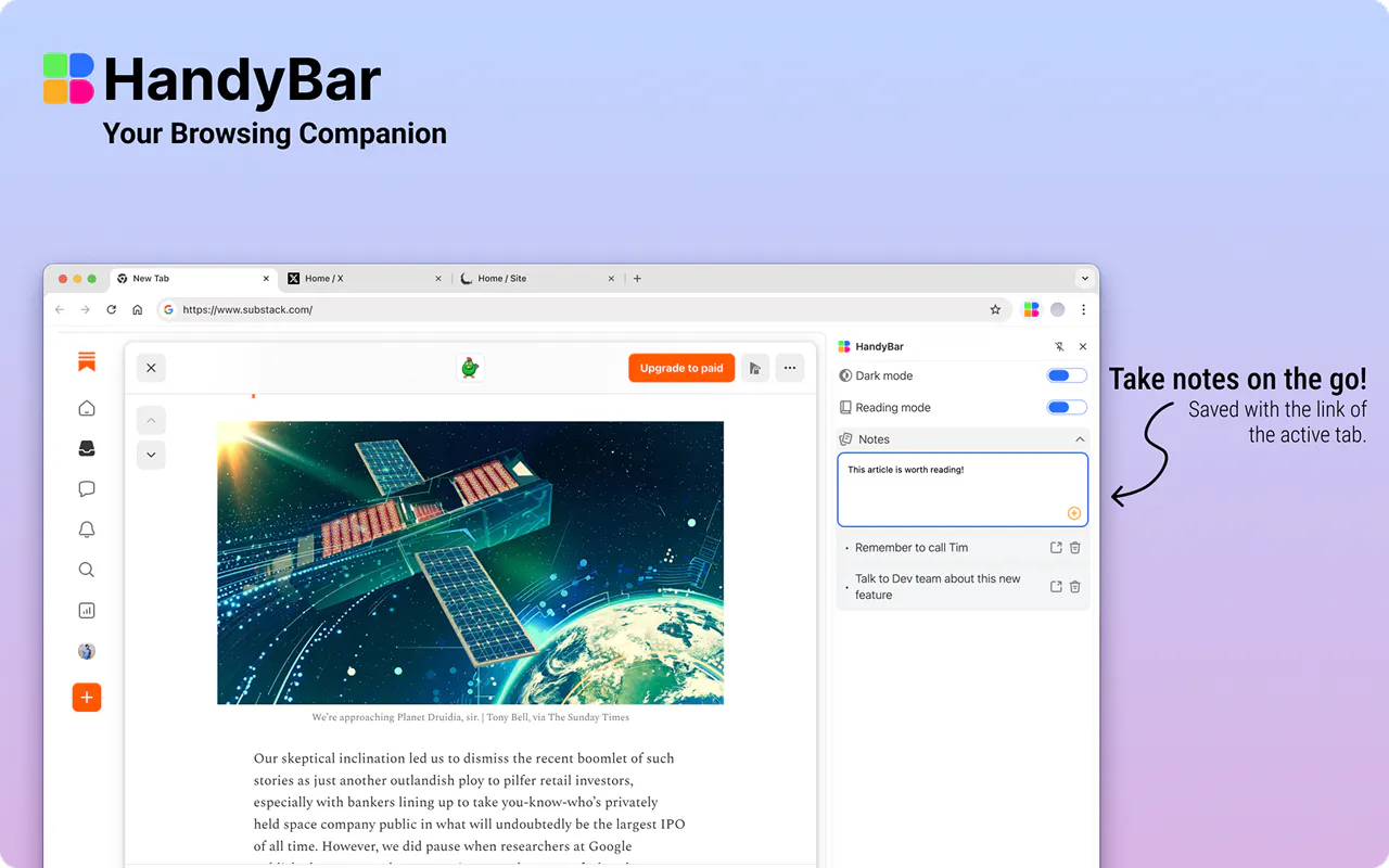 HandyBar gallery image