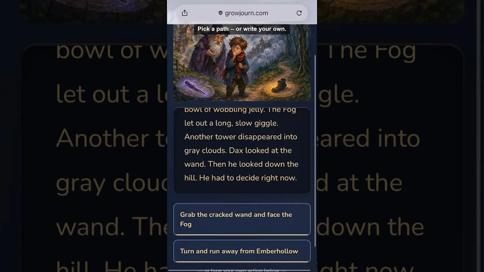 GrowJourn screenshot 1 (video preview)