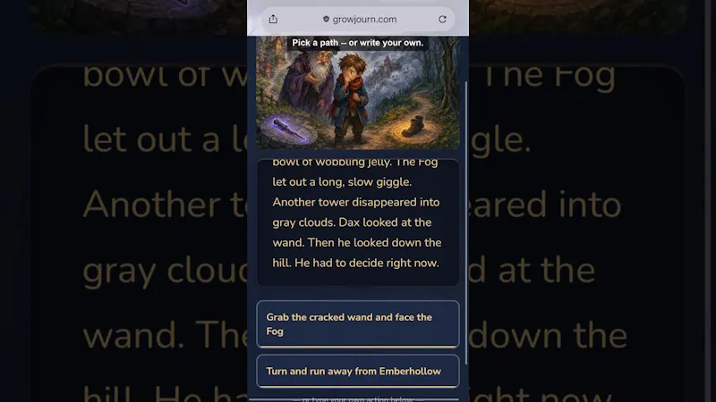 GrowJourn screenshot 1 (video preview)