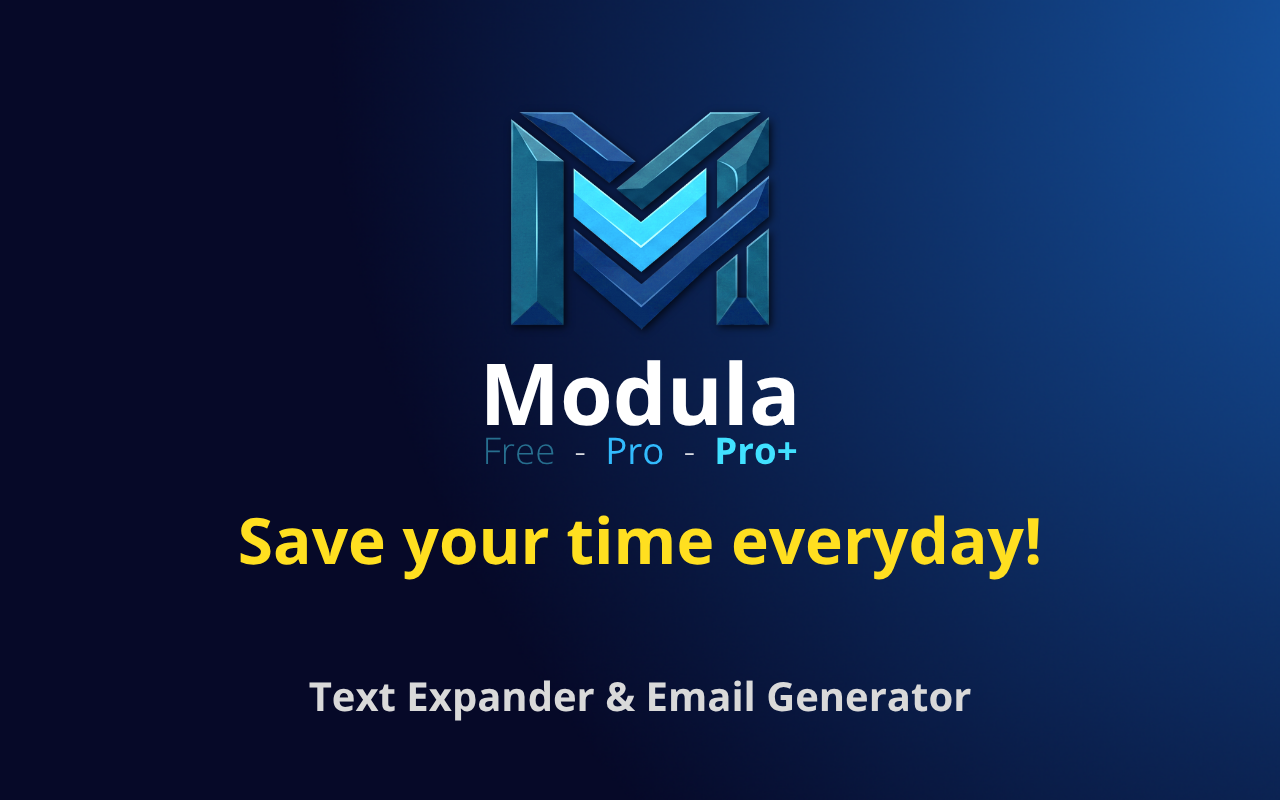 Modula — Text Expander & Mail Templates gallery image