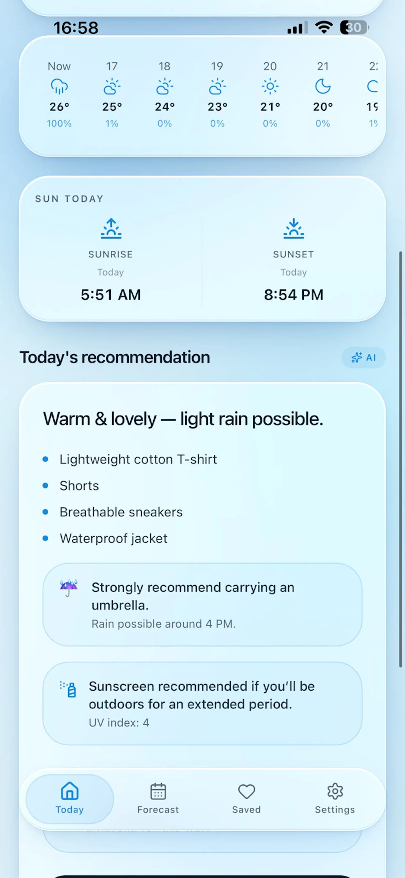 Aeruvo — What to wear today screenshot 2
