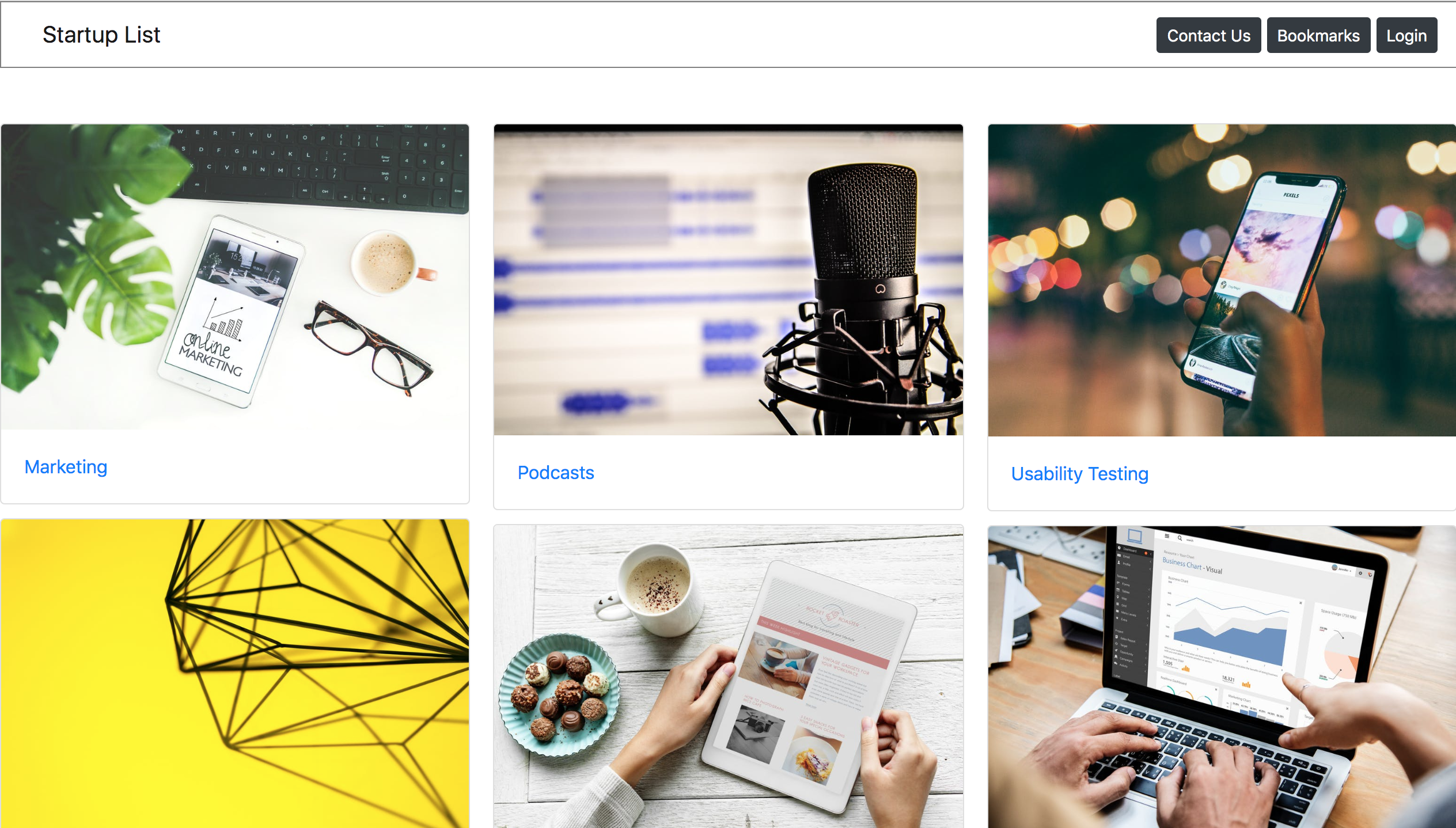 Startup List Image