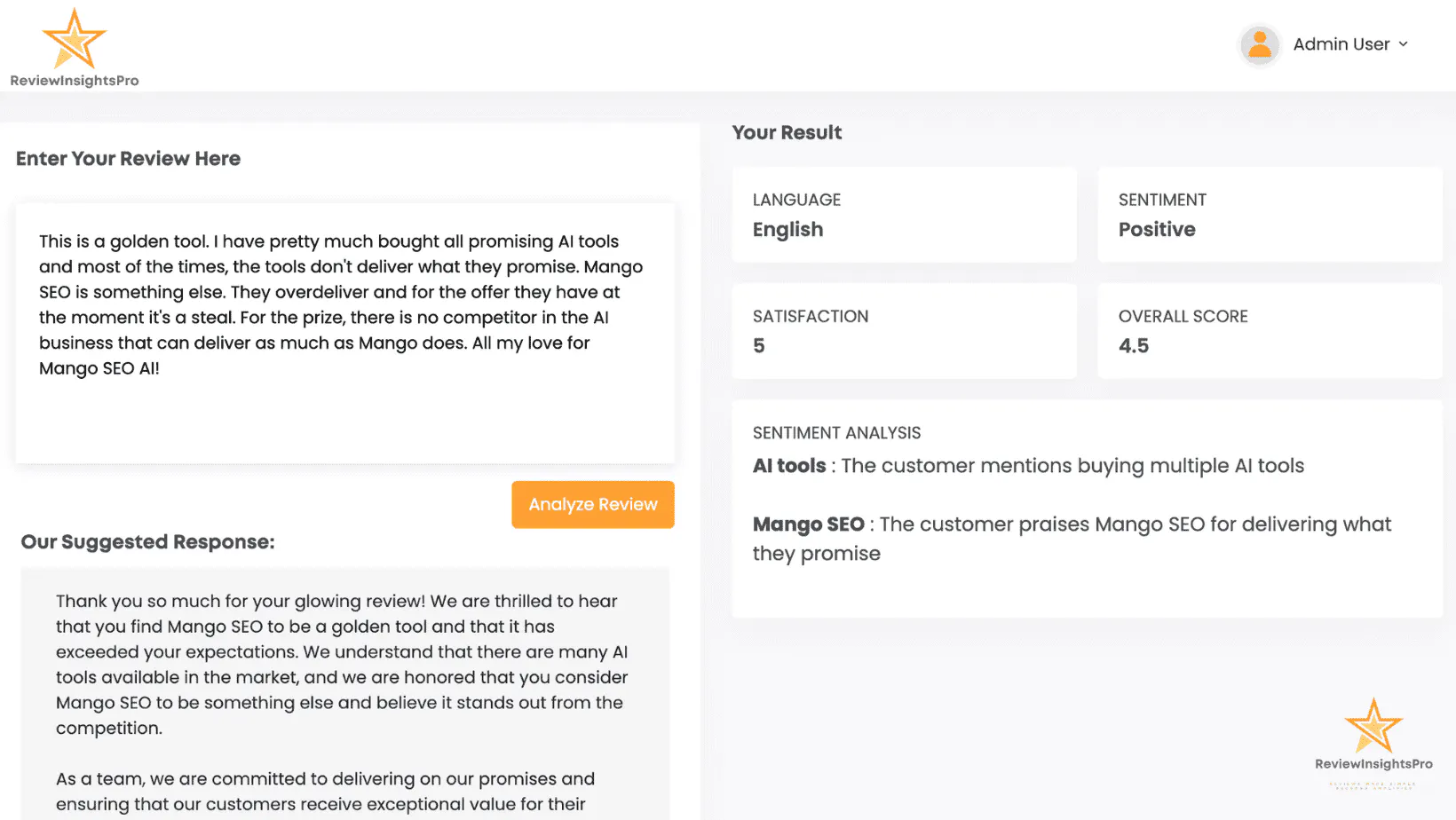 Review Insights Pro gallery image