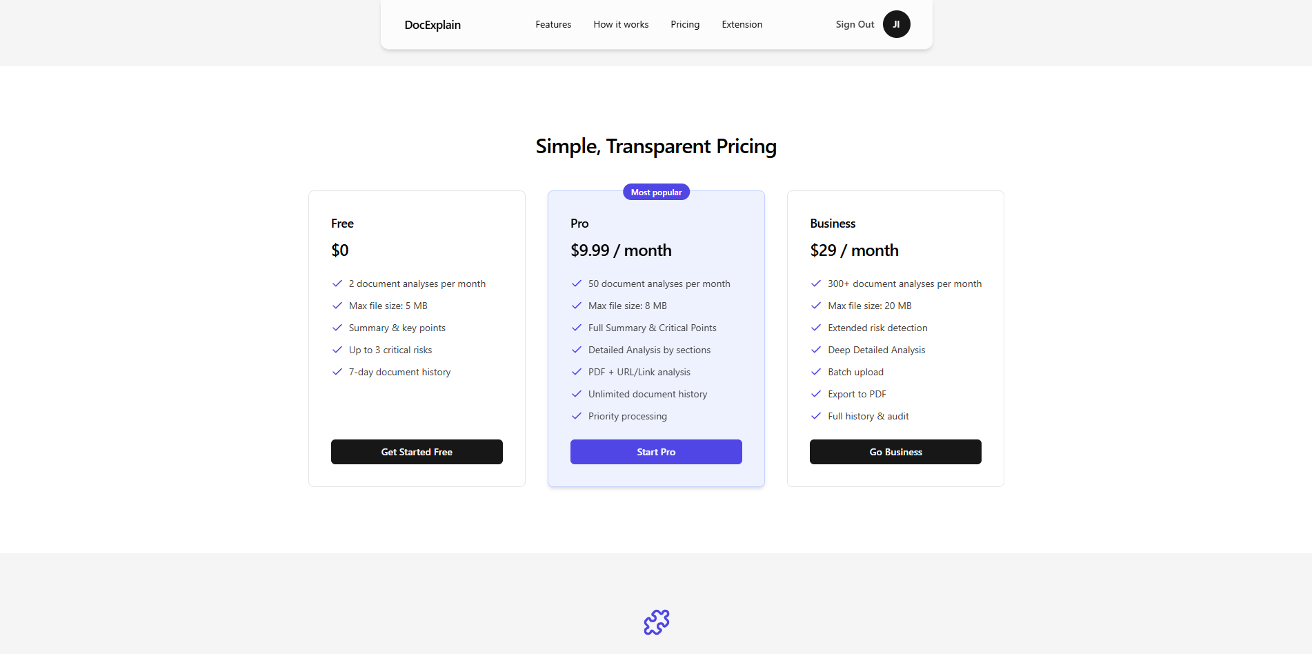 DocExplain - Screenshot 3 showing product features and functionality