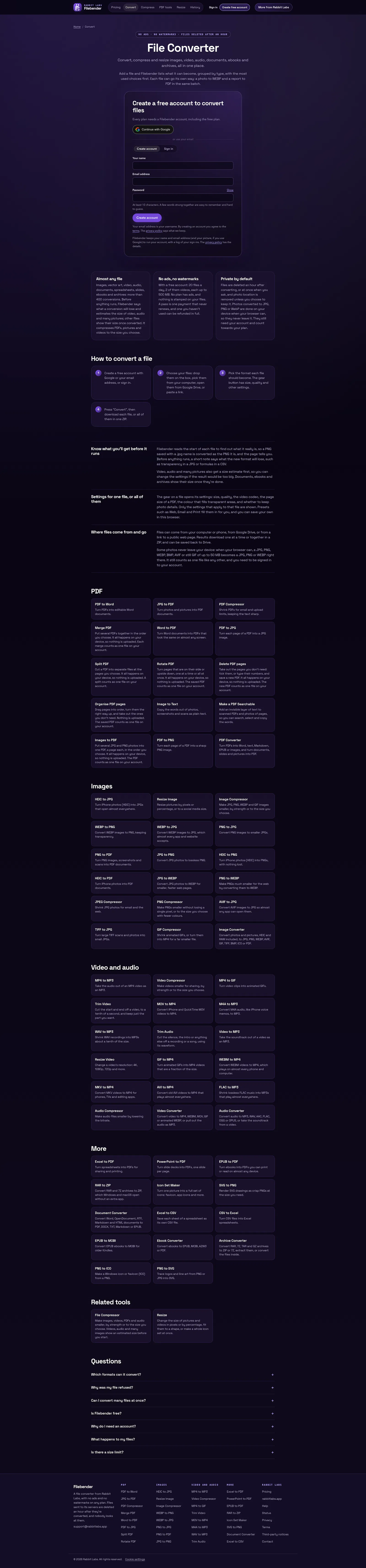 Rabbit Labs screenshot 2