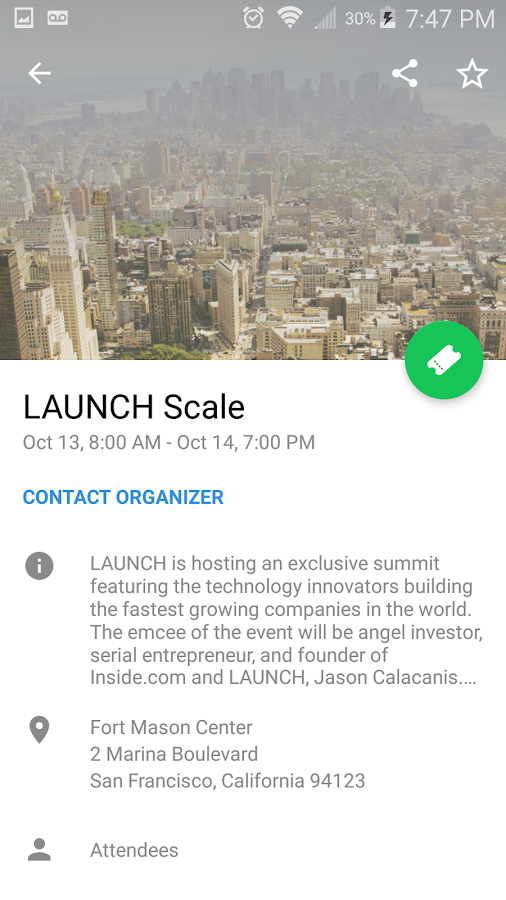 Eventjoy for Android gallery image