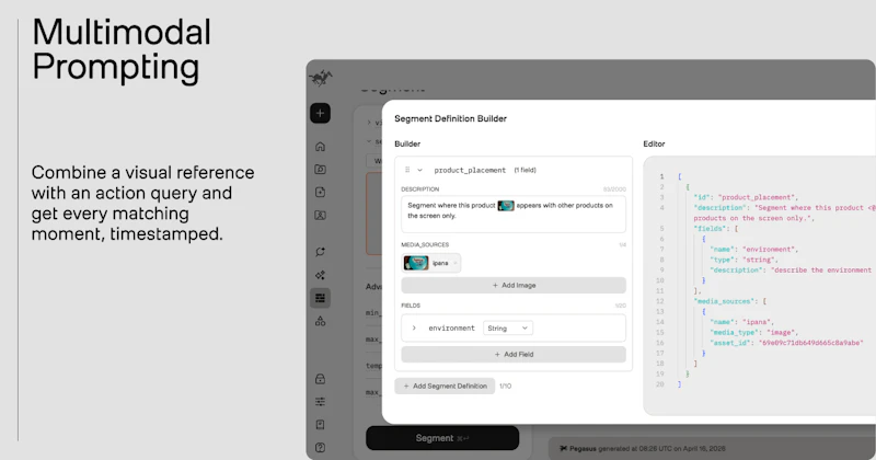 Pegasus 1.5 by TwelveLabs screenshot 4