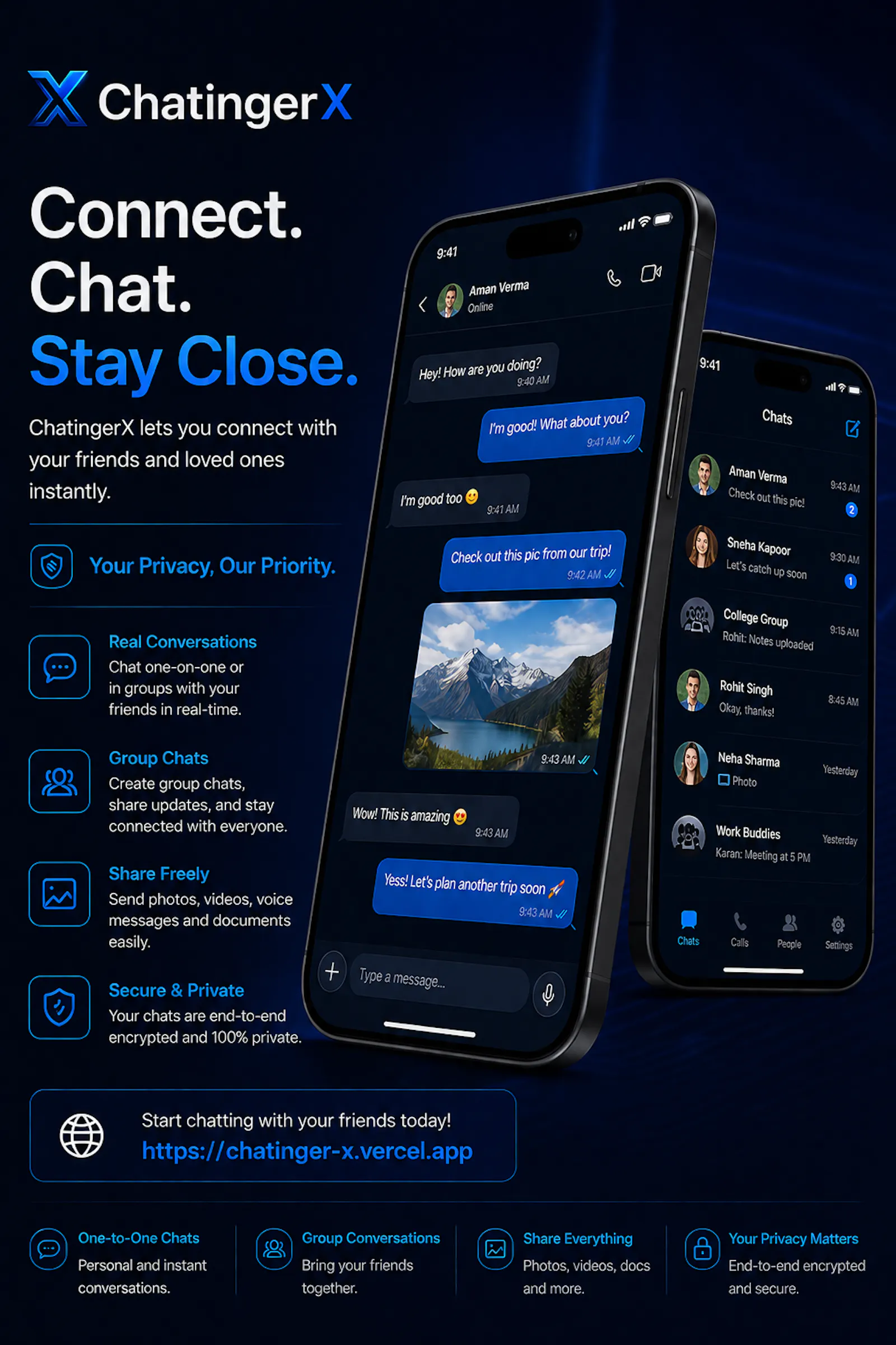 ChatingerX screenshot 2