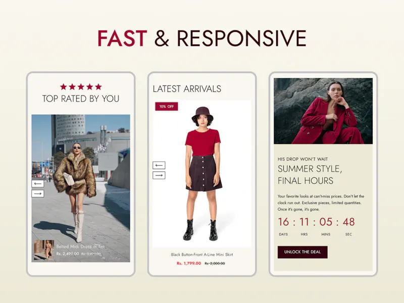 Closet Fashion Shopify Theme screenshot 4