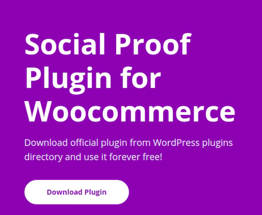 Social Proof Plugin for Woocommerce