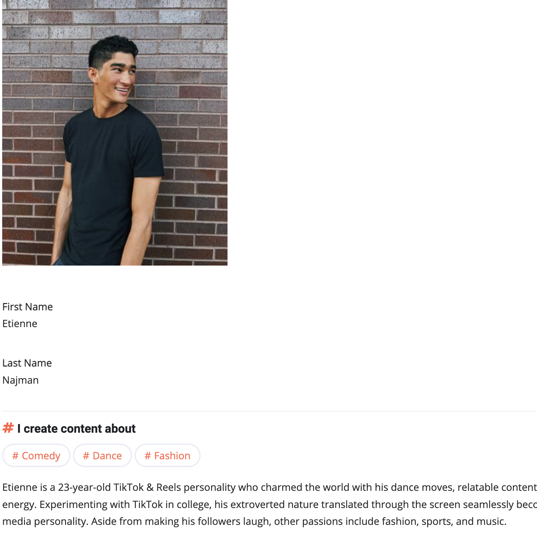 Creator Pages gallery image