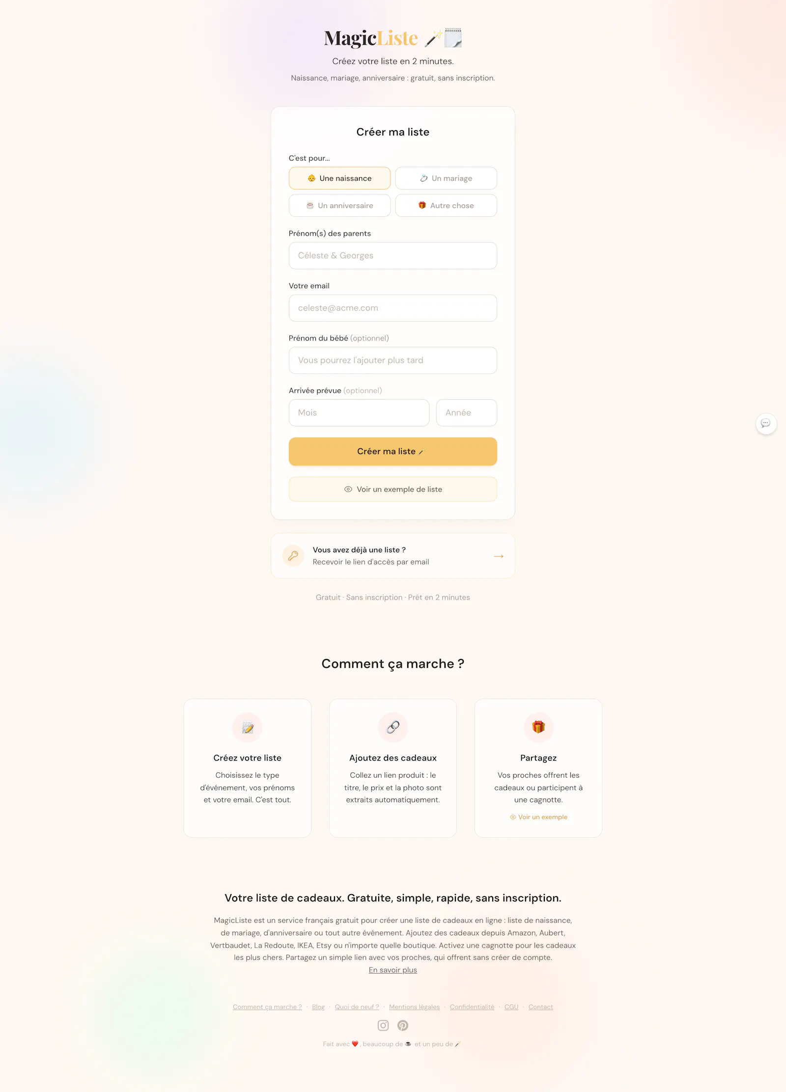 MagicListe an hassle free registry list screenshot 5