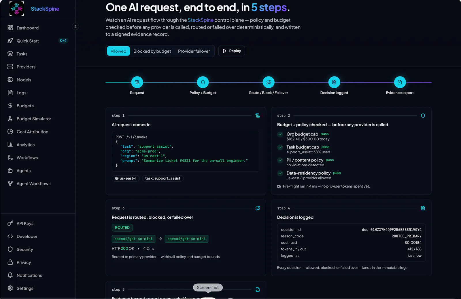 StackSpine screenshot 2