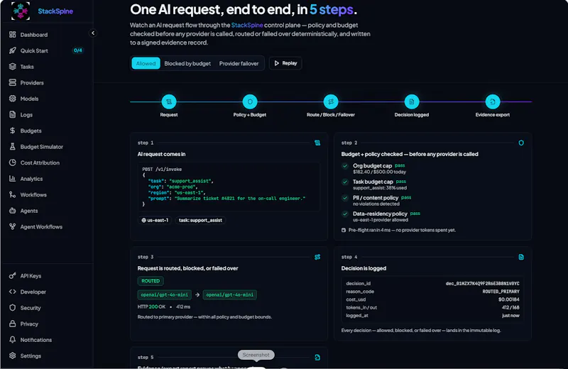 StackSpine screenshot 2