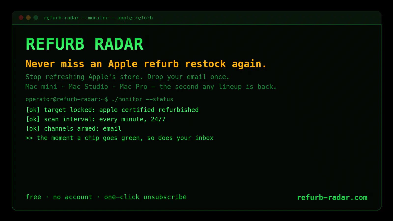 Refurb Radar gallery image