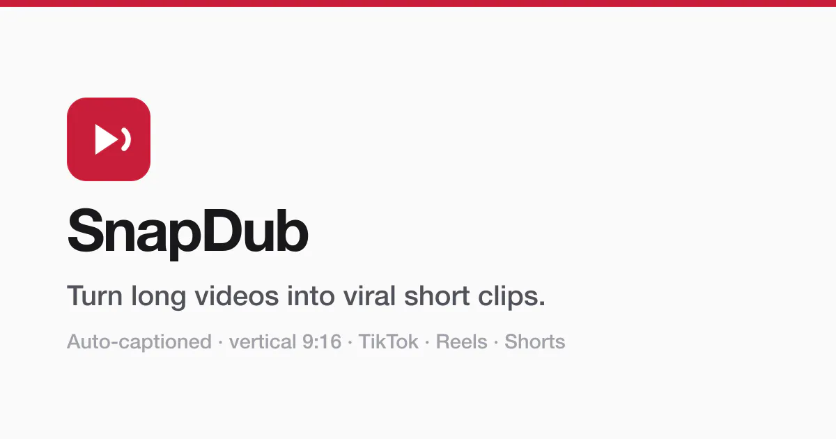 SnapDub gallery image