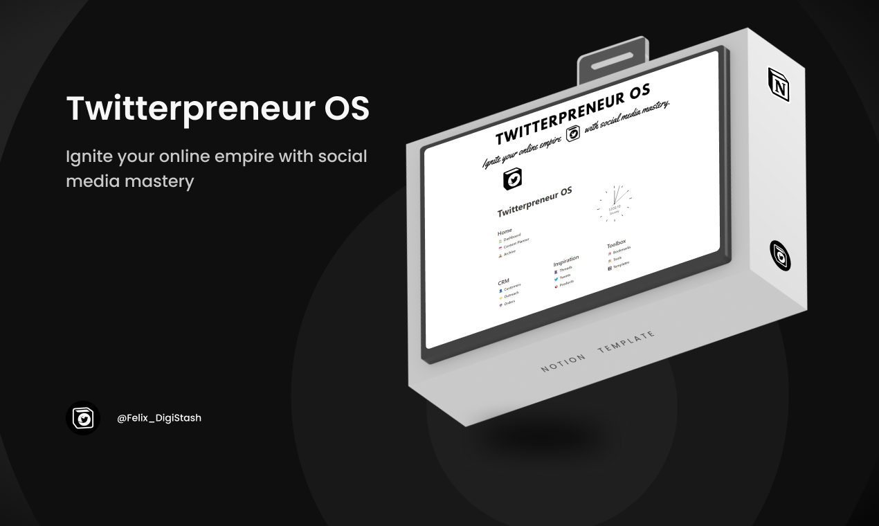 startuptile Twitterpreneur OS-Ignite your online empire with social media mastery